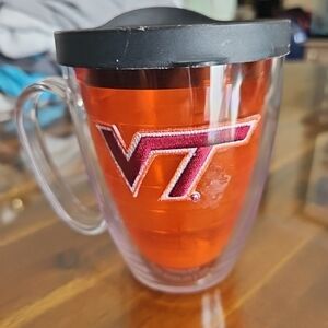 VT Insulated Mug with Black Lid. Virginia Tech